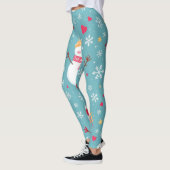 Vrolijke sneeuwpoppen leggings (Links)