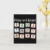 Vrolijke spraaktherapeut Aac Slp Kerstmis Kaart (Gele Bloem)