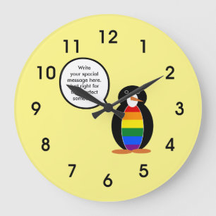 Vrolijke Sprekende M. Penguin van de Vlag van de Grote Klok