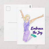 Vrolijke Sprong Briefkaart (Voorkant / Achterkant)