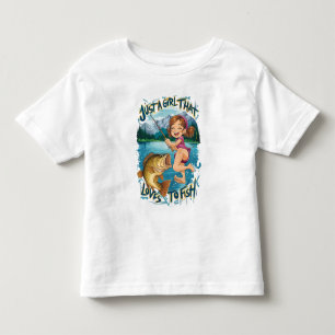 Vrolijke sprong met Finned vriend Kinder Shirts