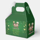 Vrolijke St. Patrick's Day-feestillustratie Bedankdoosjes (Achterkant)