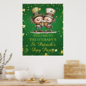 Vrolijke St. Patrick's Day-feestillustratie Poster (Keuken)