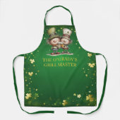 Vrolijke St. Patrick's Day-feestillustratie Schort (Voorkant)