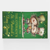 Vrolijke St. Patrick's Day-feestillustratie Spandoek (Horizontaal)