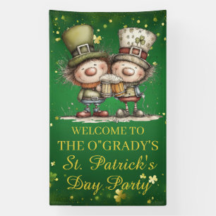 Vrolijke St. Patrick's Day-feestillustratie Spandoek