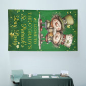 Vrolijke St. Patrick's Day-feestillustratie Spandoek (Beurs)