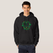 Vrolijke St. Patrick's Day Funny Saint Patrick Iri Hoodie (Voorkant volledig)