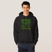 Vrolijke St. Patrick's Day Funny Saint Patrick Iri Hoodie (Voorkant volledig)