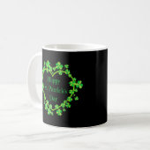 Vrolijke St. Patrick's Day Funny Saint Patrick Iri Koffiemok (Voorkant links)