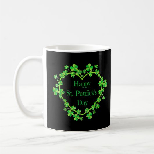 Vrolijke St. Patrick's Day Funny Saint Patrick Iri Koffiemok (Links)