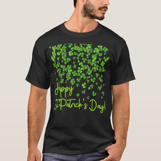 Vrolijke St. Patrick's Day Funny Saint Patrick Iri T-shirt (Voorkant)