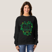 Vrolijke St. Patrick's Day Funny Saint Patrick Iri Trui (Voorkant volledig)