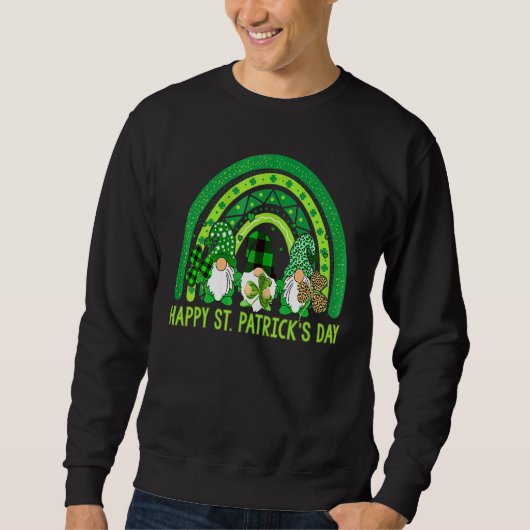 Vrolijke St. Patrick's Day Funny Saint Patrick Iri Trui (Voorkant)