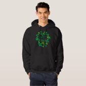 Vrolijke St Patrick's Day Funny Saint Patrick Iris Hoodie (Voorkant volledig)