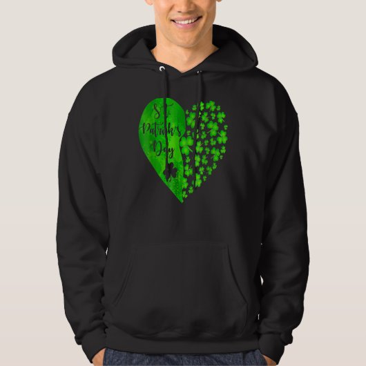 Vrolijke St Patrick's Day Funny Saint Patrick Iris Hoodie (Voorkant)