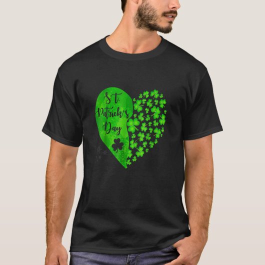 Vrolijke St Patrick's Day Funny Saint Patrick Iris T-shirt (Voorkant)