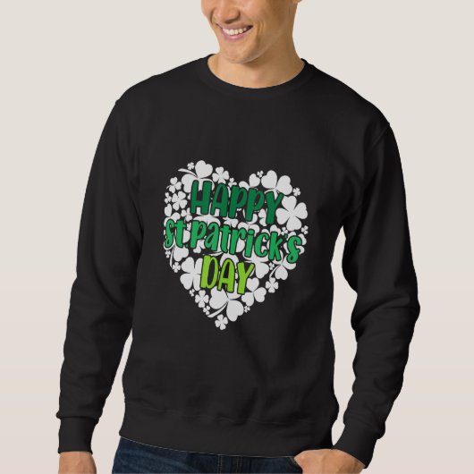 Vrolijke St Patrick's Day Funny Saint Patrick Iris Trui (Voorkant)