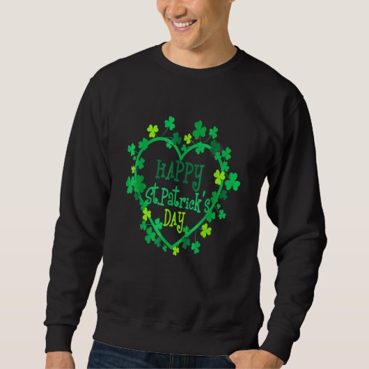 Vrolijke St Patrick's Day Funny Saint Patrick Iris Trui (Voorkant)