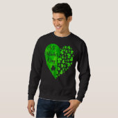Vrolijke St Patrick's Day Funny Saint Patrick Iris Trui (Voorkant volledig)