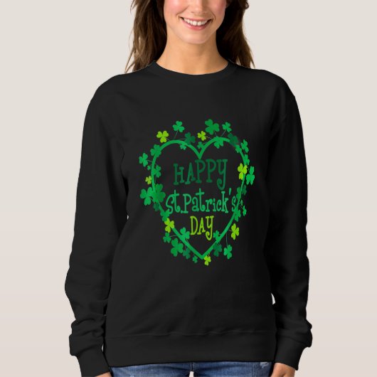 Vrolijke St Patrick's Day Funny Saint Patrick Iris Trui (Voorkant)
