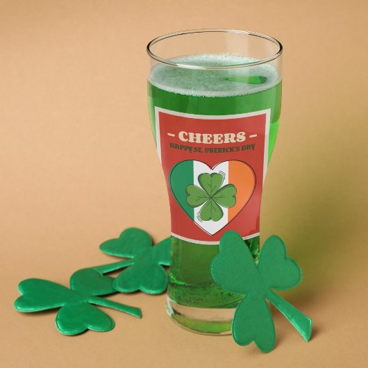 Vrolijke St. Patrick's Day Glas