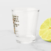 Vrolijke St. Patrick's Day Kabouter Kunst Shot Glas (Rechts)