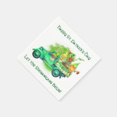 Vrolijke St. Patrick's Day, laat de Shenanigans be Servet (Hoek)