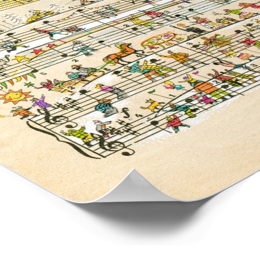 vrolijke stemmen poster (Hoek)