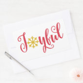 Vrolijke Sticker – vrolijke vakantie Vinyl Decal (Envelop)