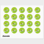 Vrolijke stickers met een ladybug. (Vel)
