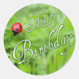 Vrolijke stickers met een ladybug.