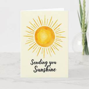 Vrolijke Stralende Zon Kaart