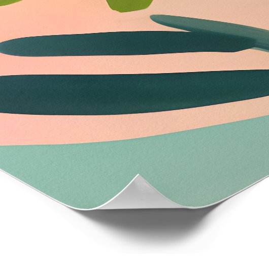 Vrolijke Sun Nursery Wall Art Poster (Hoek)