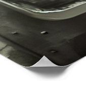 Vrolijke Tabby Cat Teaching Wiskunde in de klas Poster (Hoek)