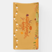 "Vrolijke Thanksgiving viering banner - feestelijk (Verticaal)