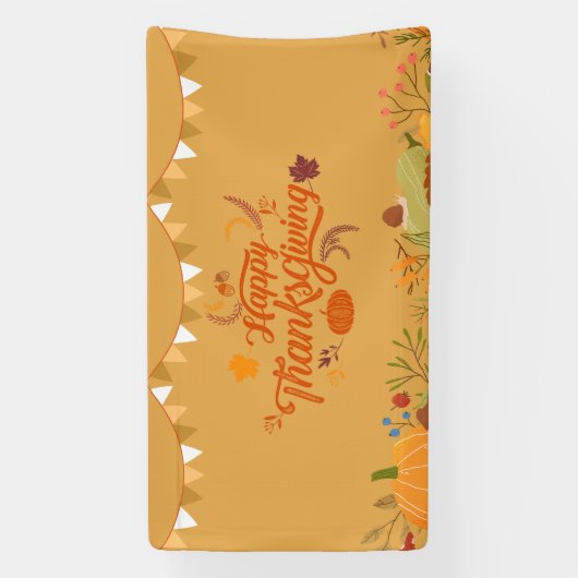"Vrolijke Thanksgiving viering banner - feestelijk (Verticaal)