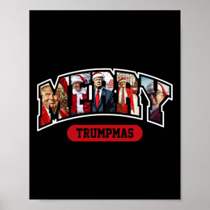 Vrolijke Trumpmas Kerst Trump Pyjama Poster