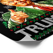 Vrolijke Trumpmas - Kerstman Donald Trump Poster (Hoek)