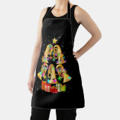 Vrolijke Tuba Kerstboom Kerstmis verlichting Omrin Schort (Insitu)