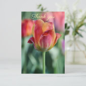 Vrolijke Tulp Bedankkaart (Staand voorkant)