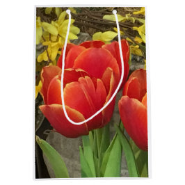 Vrolijke Tulpen Medium Cadeauzakje