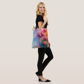 Vrolijke tulpen waterverf Tas (Op model)