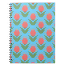 Vrolijke Tulpenspiraal Foto Notitieboek