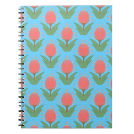 Vrolijke Tulpenspiraal Foto Notitieboek