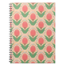 Vrolijke Tulpenspiraal Foto Notitieboek