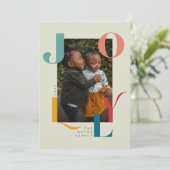 vrolijke uitnodiging (Staand voorkant)