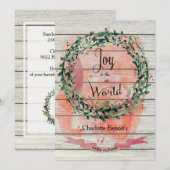 Vrolijke uitnodiging voor Cookie Exchange (Voorkant / Achterkant)