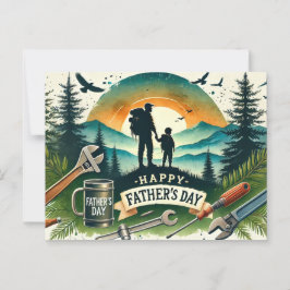 vrolijke Vaderdag Briefkaart