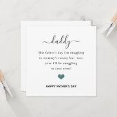 vrolijke vaderdag uit de bobbel  kaart (Voorkant / Achterkant in situ)